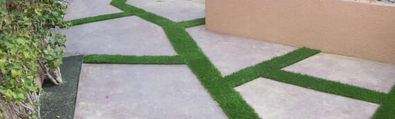 ▷How To Install Artificial Grass Around Flagstones In Poway?